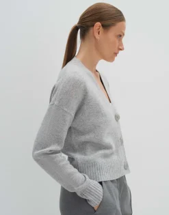 Gebreid Vest Tunja Grijs Online Bestellen*OPUS Shop