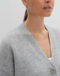 Gebreid Vest Tunja Grijs Online Bestellen*OPUS Shop