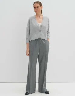 Gebreid Vest Tunja Grijs Online Bestellen*OPUS Shop