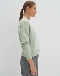 Gebreid Vest Tunja Groen Online Bestellen*OPUS Store
