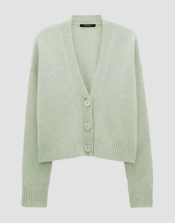 Gebreid Vest Tunja Groen Online Bestellen*OPUS Store