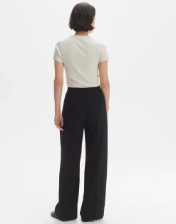 Geplooide Broek Marzena Asymmetric Zwart Online Bestellen*OPUS Online
