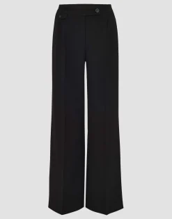 Geplooide Broek Marzena Asymmetric Zwart Online Bestellen*OPUS Online