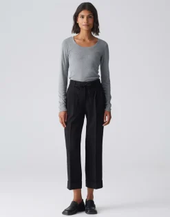 Geplooide Broek Meeri Zwart Online Bestellen*OPUS Clearance
