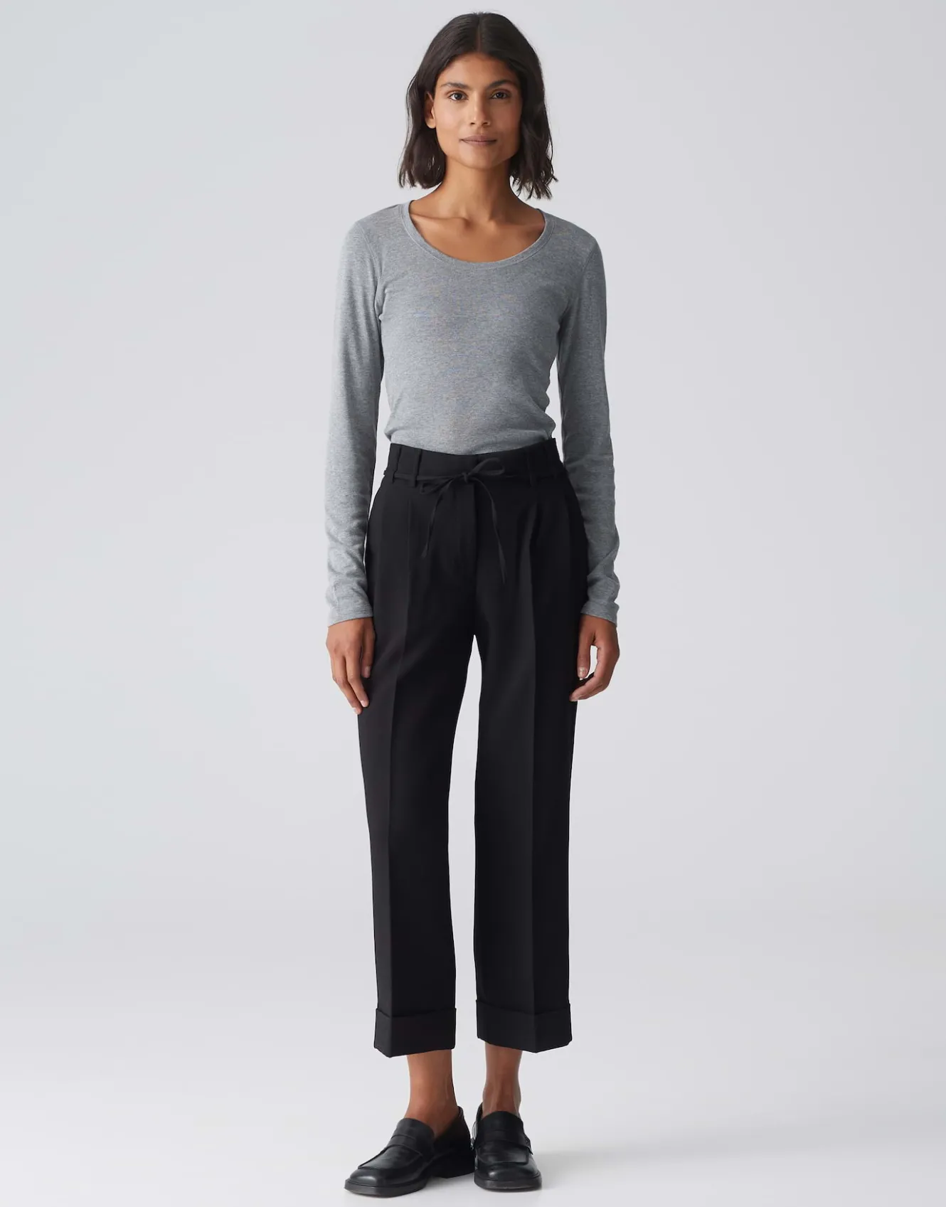 Geplooide Broek Meeri Zwart Online Bestellen*OPUS Clearance