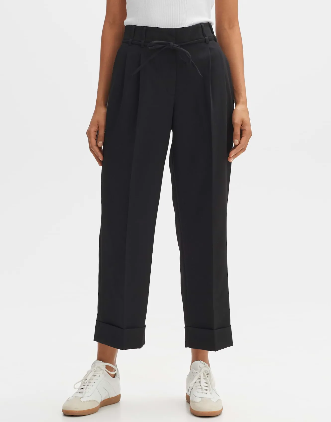 Geplooide Broek Meeri Zwart Online Bestellen*OPUS Clearance