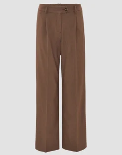 Geplooide Broek Morina Bruin Online Bestellen*OPUS Outlet