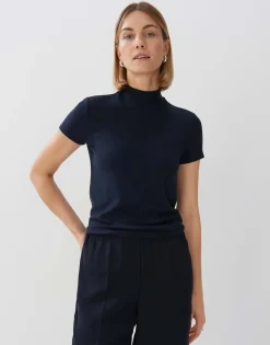 Geribd Shirt Karlusia Blauw Online Bestellen*OPUS Discount