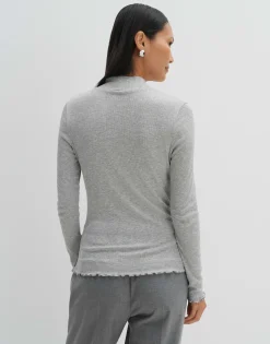Geribd Shirt Kinara Grijs Online Bestellen*OPUS Clearance