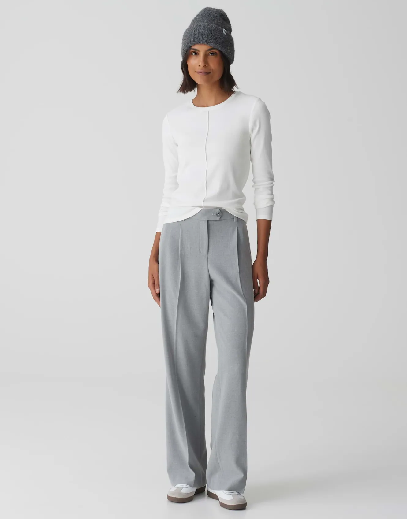 Geribd Shirt Sadalie Wit Online Bestellen*OPUS Fashion