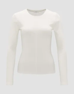 Geribd Shirt Sadalie Wit Online Bestellen*OPUS Fashion