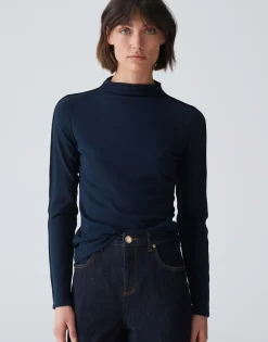 Geribd Shirt Salimas Blauw Online Bestellen*OPUS Best