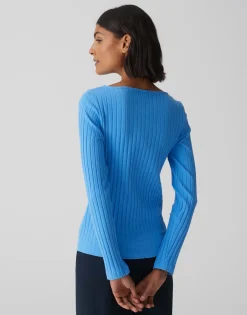 Geribd Shirt Sovke Blauw Online Bestellen*OPUS New