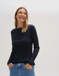 Geribd Shirt Sovke Blauw Online Bestellen*OPUS Best