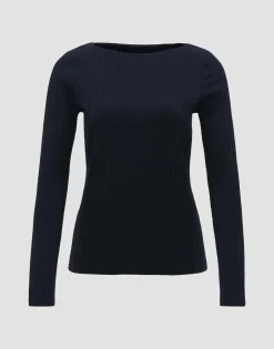 Geribd Shirt Sovke Blauw Online Bestellen*OPUS Best