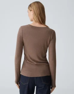 Geribd Shirt Sulikko Soft Bruin Online Bestellen*OPUS Sale