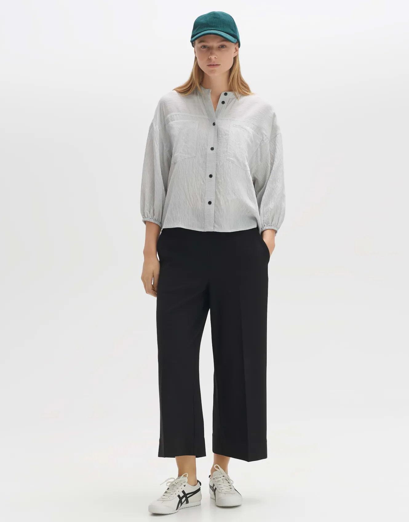 Gestreepte Blouse Fintra Wit Online Bestellen*OPUS Fashion