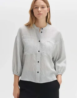 Gestreepte Blouse Fintra Wit Online Bestellen*OPUS Fashion