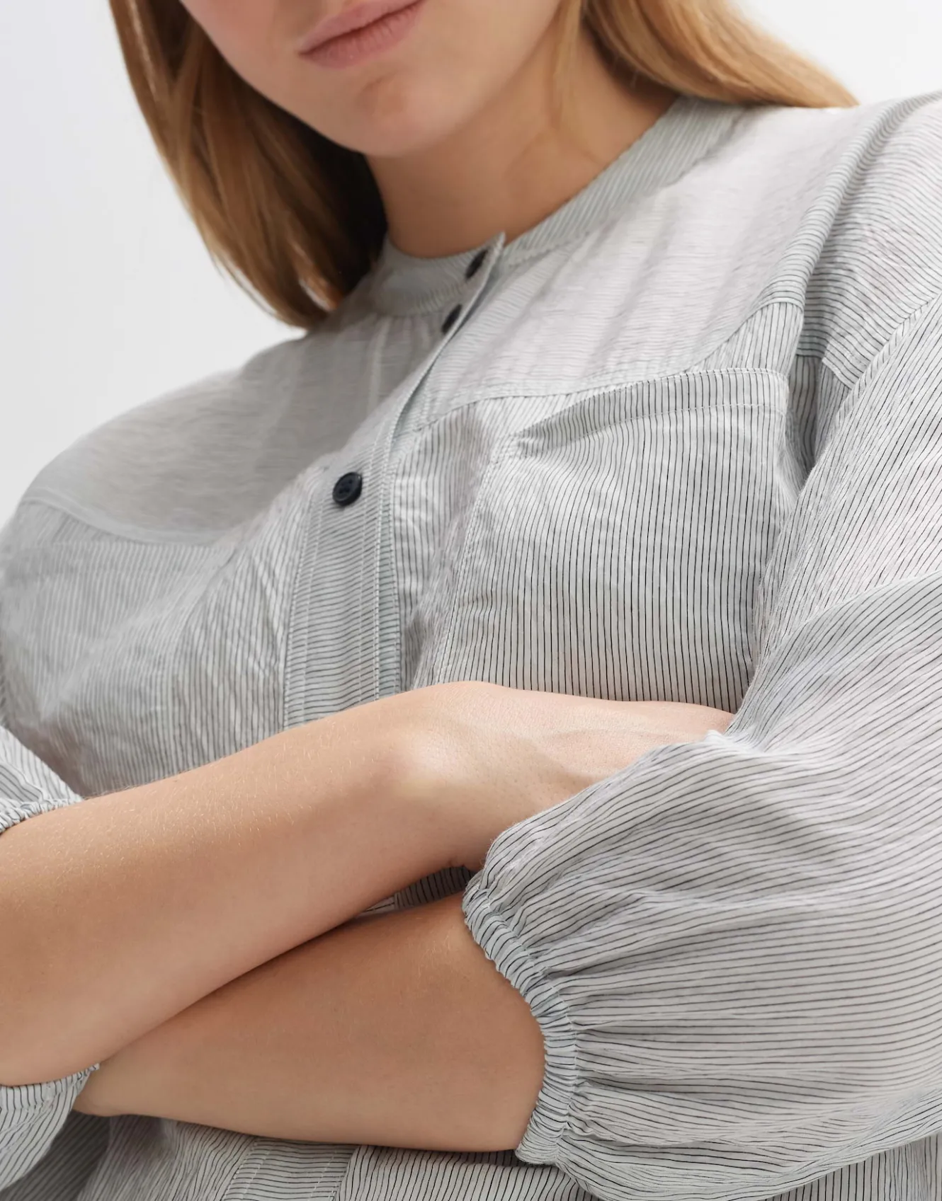 Gestreepte Blouse Fintra Wit Online Bestellen*OPUS Fashion