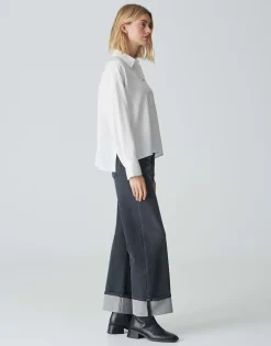 Gestreepte Blouse Fredi Wit Online Bestellen*OPUS New