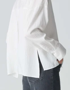 Gestreepte Blouse Fredi Wit Online Bestellen*OPUS New