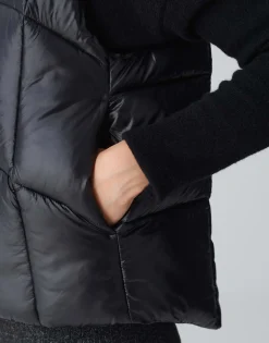 Gewatteerde Bodywarmer Woertel Zwart Online Bestellen*OPUS Hot