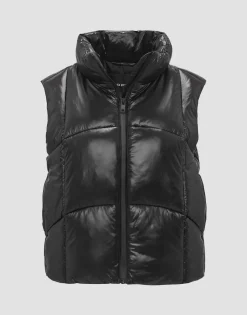 Gewatteerde Bodywarmer Woertel Zwart Online Bestellen*OPUS Hot