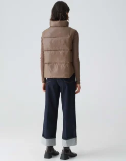 Gewatteerde Bodywarmer Woertel Bruin Online Bestellen*OPUS Shop
