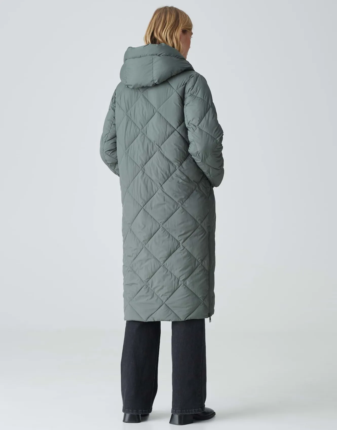 Gewatteerde Mantel Hubine Fresh Groen Online Bestellen*OPUS New
