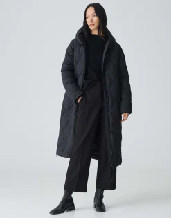 Gewatteerde Mantel Hubine Fresh Zwart Online Bestellen*OPUS Fashion
