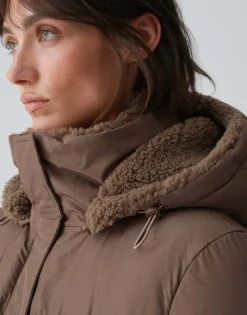 Gewatteerd Jas Haide Bruin Online Bestellen*OPUS New