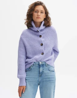 Grofgebreid Vest Dokuli Paars Online Bestellen*OPUS Cheap