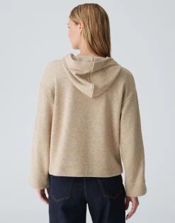 Hoodie Genulo Beige Online Bestellen*OPUS Sale