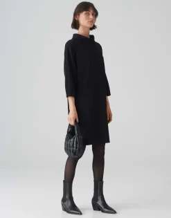 Jersey Jurk Wabyna Zwart Online Bestellen*OPUS Sale