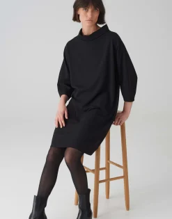 Jersey Jurk Wabyna Zwart Online Bestellen*OPUS Sale