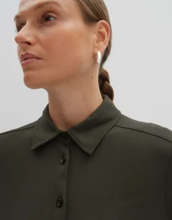 Jerseyshirt Kelly Solid Groen Online Bestellen*OPUS Flash Sale