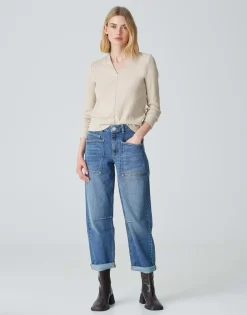 Jerseyshirt Somoko Beige Online Bestellen*OPUS Fashion