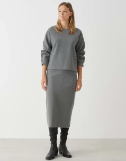 Kokerrok Rudila Grijs Online Bestellen*OPUS Sale