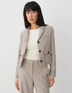 Korte Blazer Naine Beige Online Bestellen*OPUS Cheap