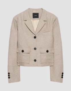 Korte Blazer Naine Beige Online Bestellen*OPUS Cheap