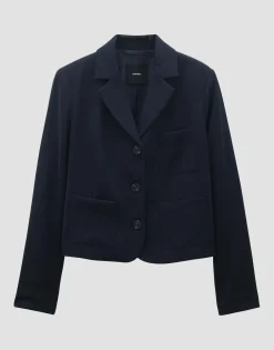 Korte Blazer Nyoto Blauw Online Bestellen*OPUS Cheap