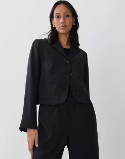 Korte Blazer Nyoto Zwart Online Bestellen*OPUS Clearance