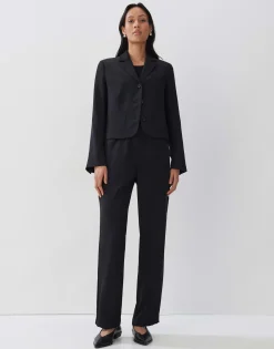 Korte Blazer Nyoto Zwart Online Bestellen*OPUS Clearance