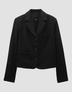 Korte Blazer Nyoto Zwart Online Bestellen*OPUS Clearance