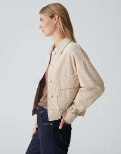 Korte Jas Hennja Beige Online Bestellen*OPUS Hot