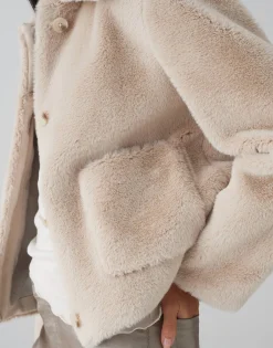 Korte Jas Herrisa Beige Online Bestellen*OPUS Shop