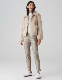 Korte Jas Herrisa Beige Online Bestellen*OPUS Shop