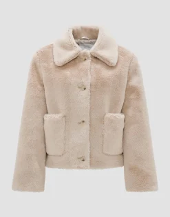 Korte Jas Herrisa Beige Online Bestellen*OPUS Shop