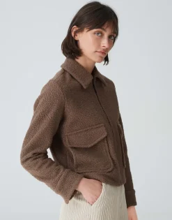 Korte Jas Holma Bruin Online Bestellen*OPUS Cheap