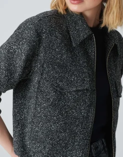 Korte Jas Jasko Zwart Online Bestellen*OPUS Cheap